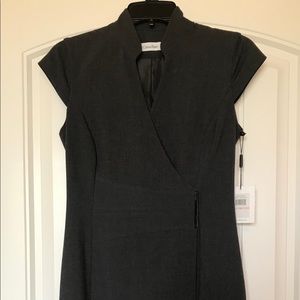 Calvin Klein Crepe Wrap Dress